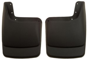Ford F-350 Super Duty Mud Guards - Rear - Husky Liners - Custom-Molded, With Fender Flares, FormFit Design - `99-`09